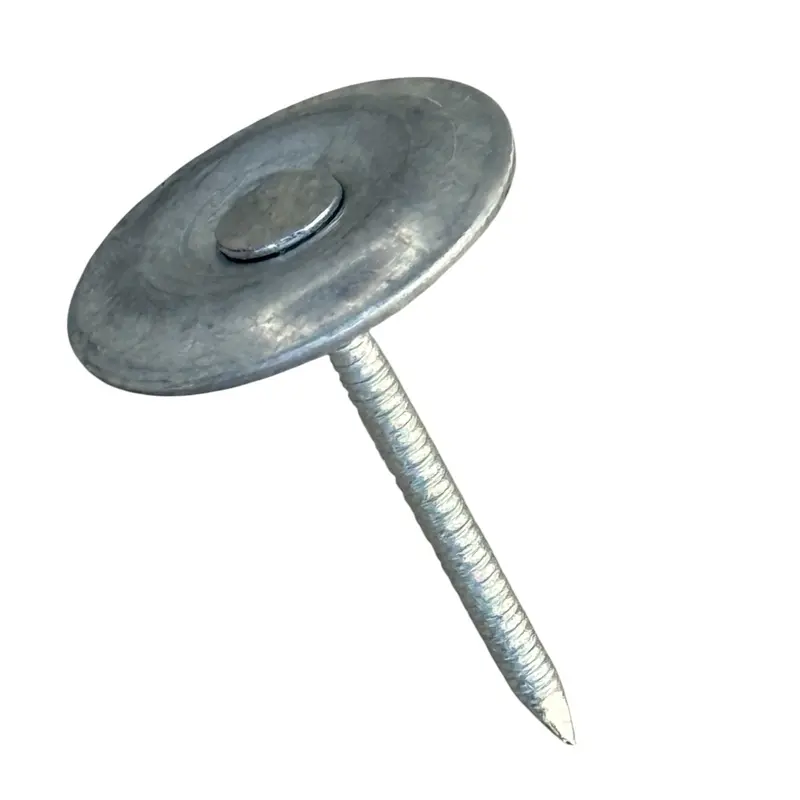 1-1/2" Metal Cap Fluted Masonry Nails - Galvanized (Appx. 65 Nails / Lb) 1