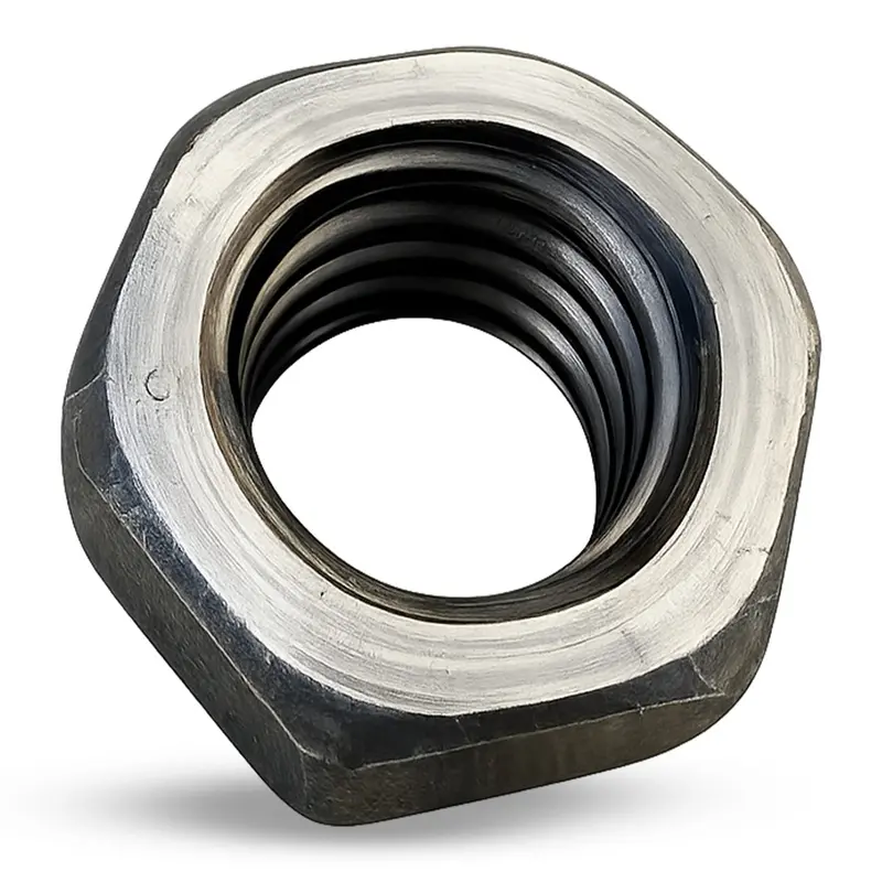 1-1/2" Standard Coil Rod Nut, Plain – Steel Concrete Forming Hardware 1