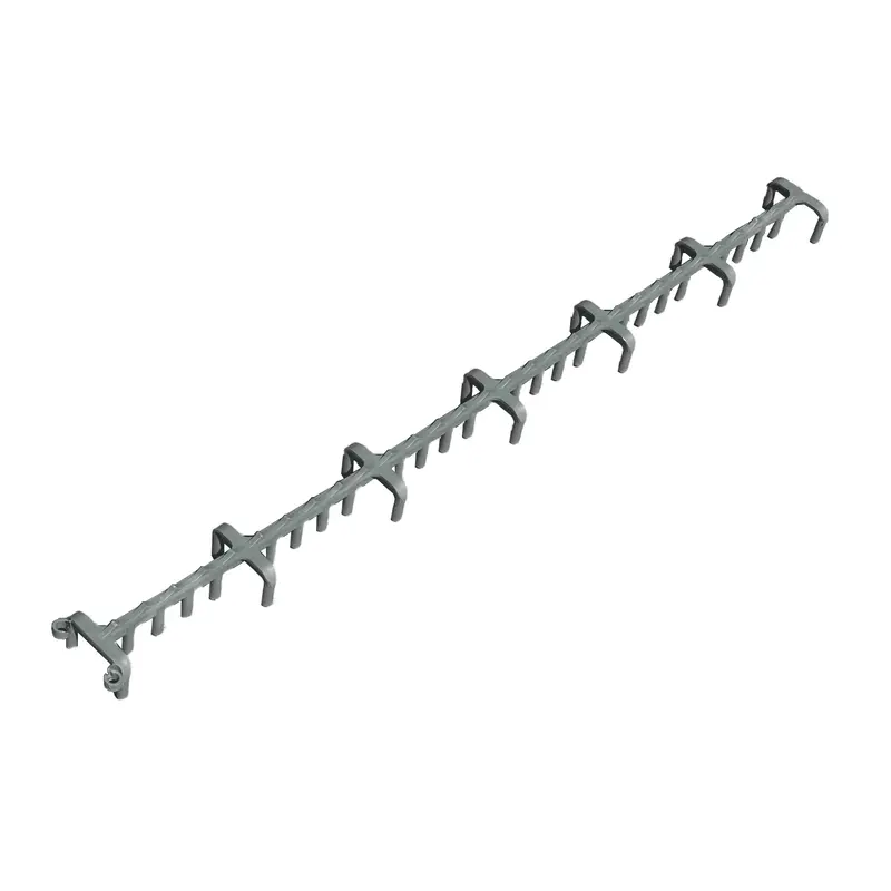 1-1/2” X 2.5 Ft Plastic Slab Bolsters - Continuous Rebar Support Chair 1