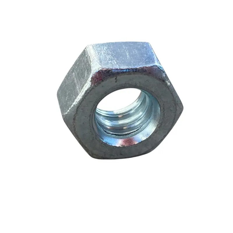 1/2" Hex Coil Rod Nuts (Threaded) - Galvanized (Zinc Plated) 1