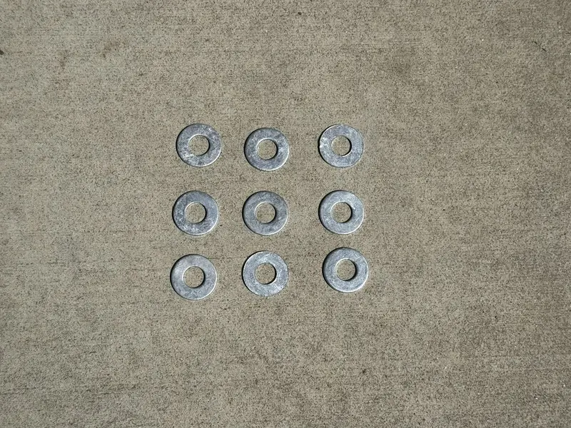 1/2" Hot Dipped Galvanized Washer – Type A Flat Washer 7