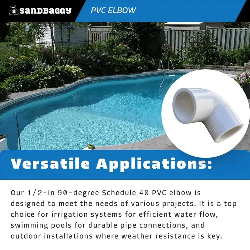 1/2-In 90-Degree Schedule 40 Pvc Elbow 3