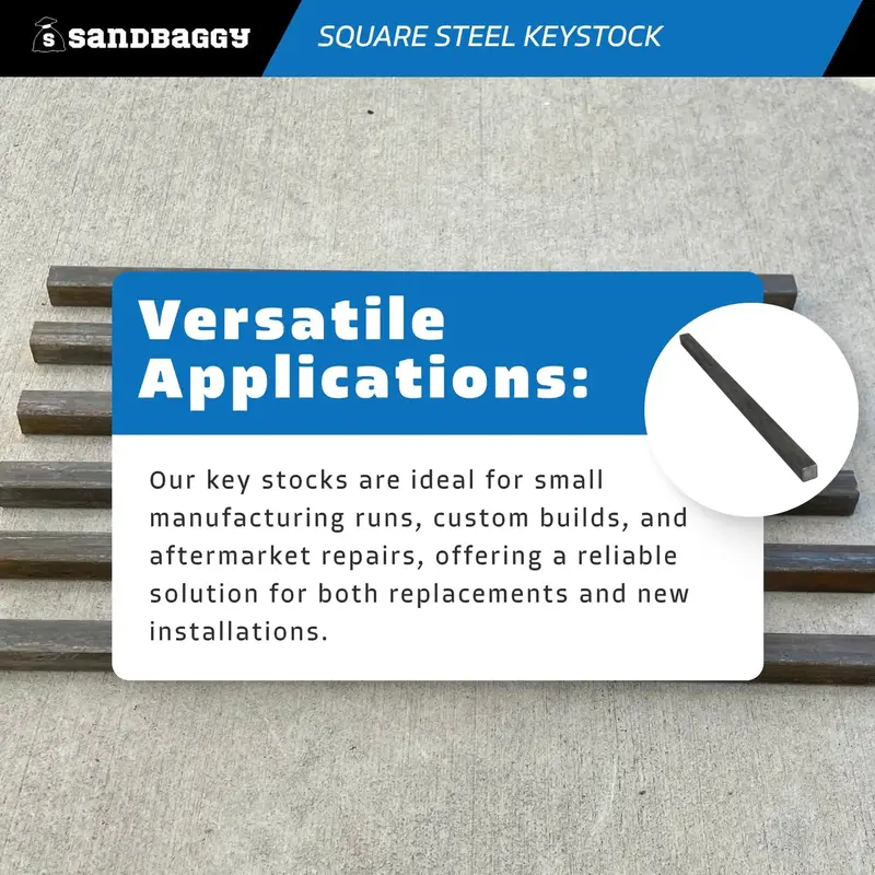 1/2" Square Steel Key Stock 7