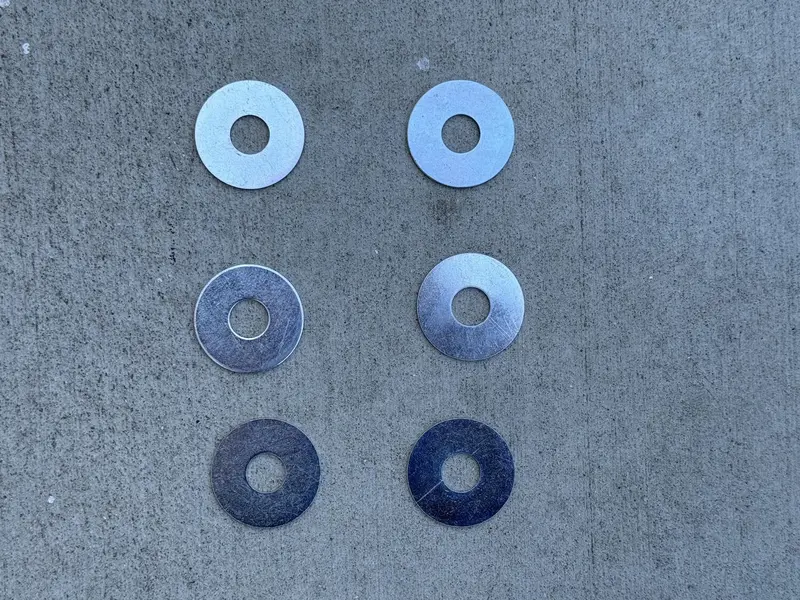 1/2” X 1-1/2” Galvanized Fender Washer (Zinc Plated) 8