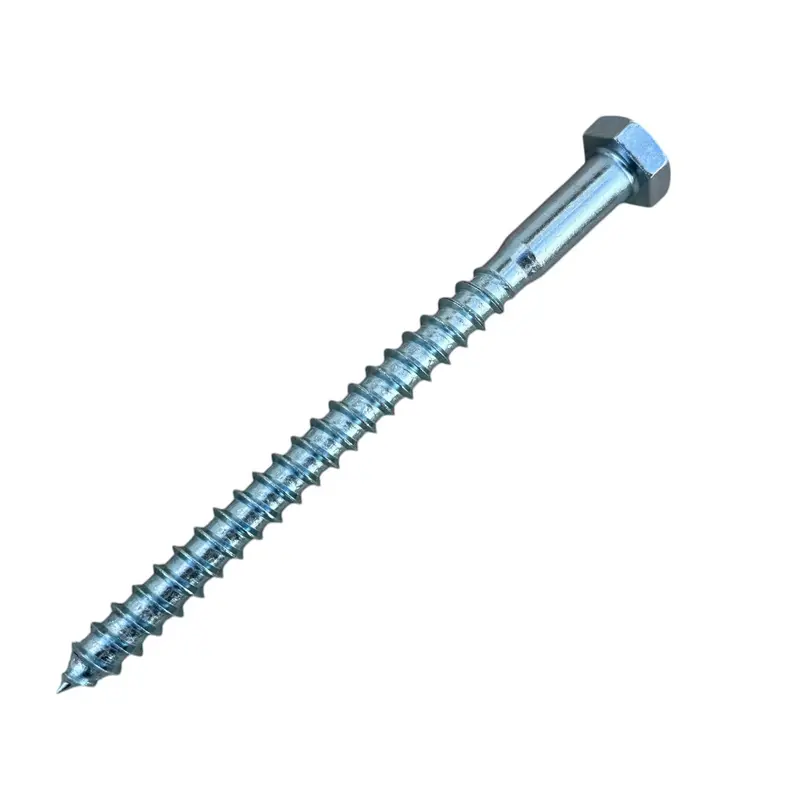 1/2" X 6" Galvanized Lag Bolts – Hex Head Wood Screws 1