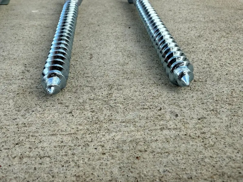 1/2" X 6" Galvanized Lag Bolts – Hex Head Wood Screws 8