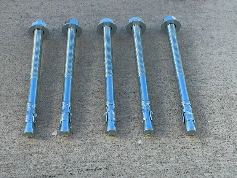 1/2" X 7" Concrete Wedge Anchors - Hex Head (Galvanized) 8