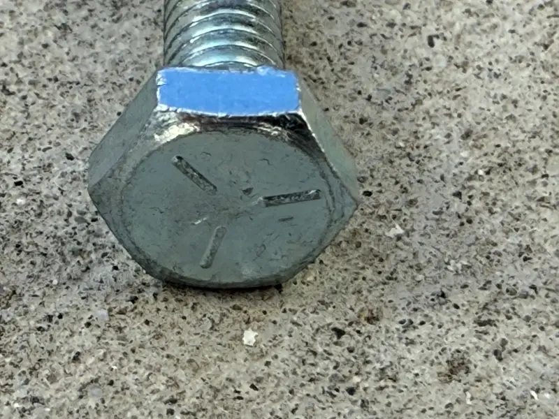 1/4"-20 X 1” Hex Head Bolt - Grade A307 (Galvanized) 9
