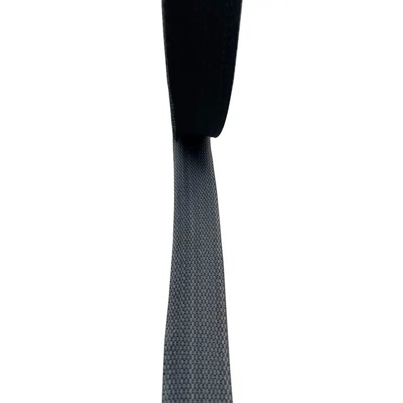 1" Flat Nylon Webbing Straps - Black, 25 Yd Roll - Lightweight 9