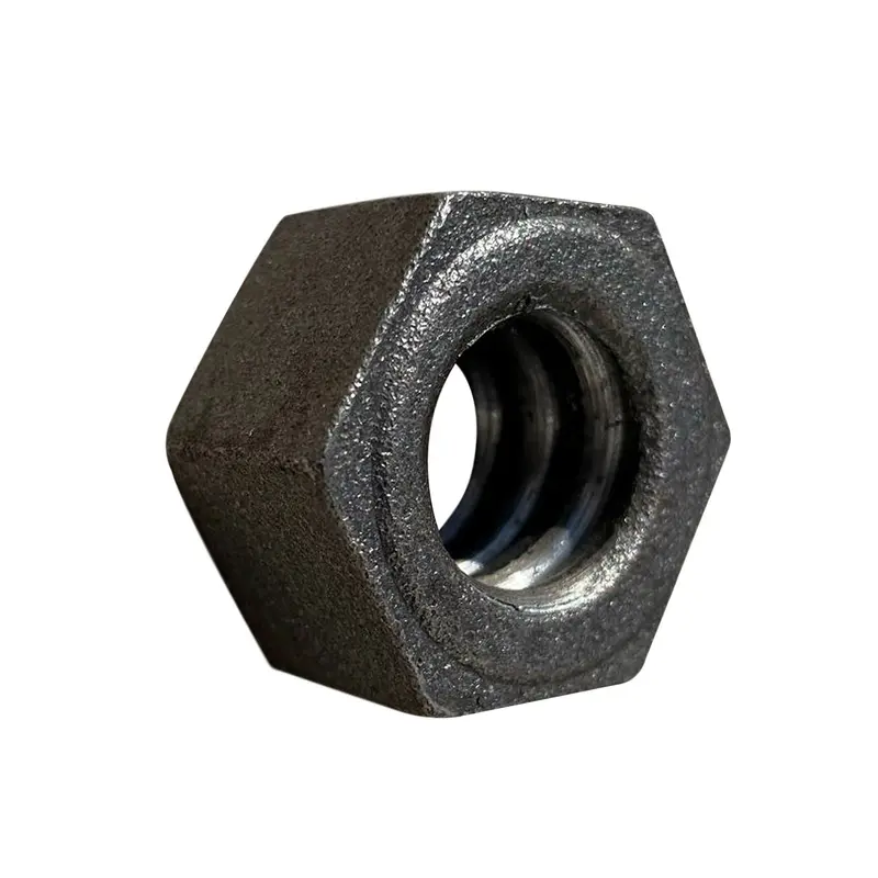 1" Hex Coil Rod Nuts (Threaded) - Plain Steel 1