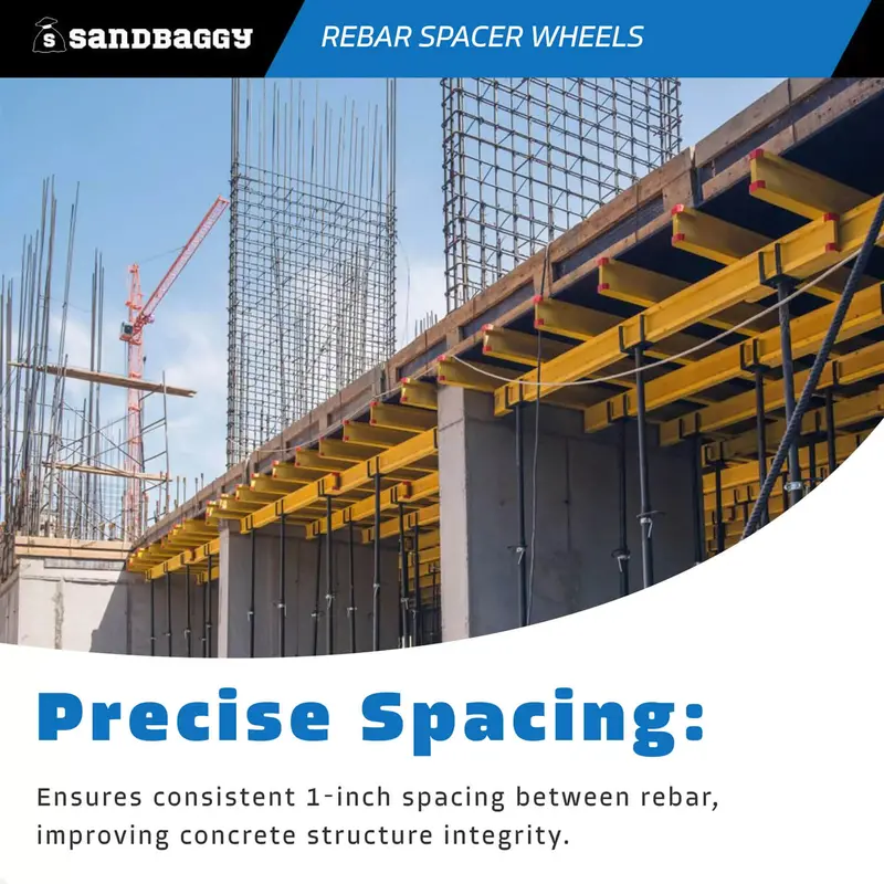 1" Rebar Spacer Wheels - Concrete Form Spacers 6