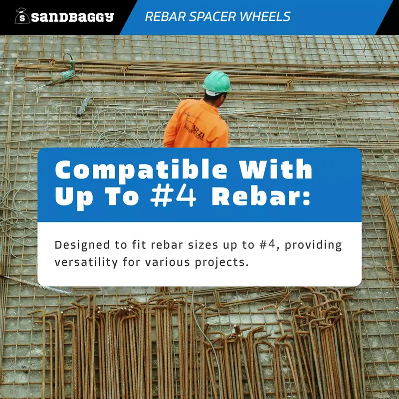 1" Rebar Spacer Wheels - Concrete Form Spacers 8