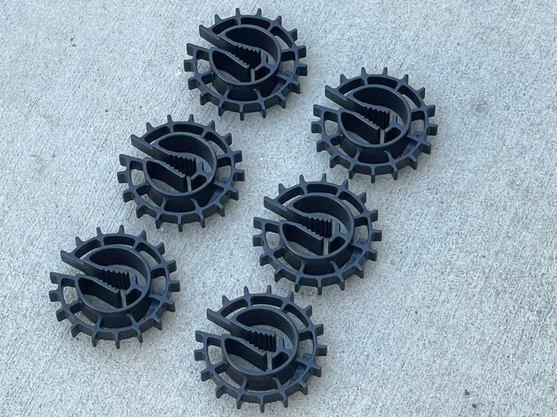 1" Rebar Spacer Wheels - Concrete Form Spacers 9