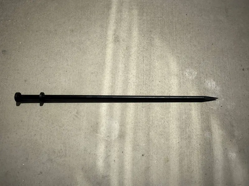 1" X 40" Commercial Grade Steel Tent Stake – Double Headed Spikes 8