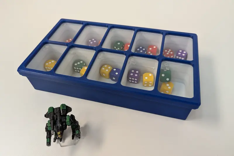 10 Cell Dice Box ”Cluster Focht” 2