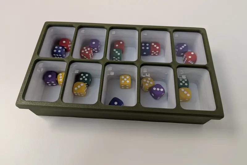 10 Cell Dice Box ”Cluster Focht” 3