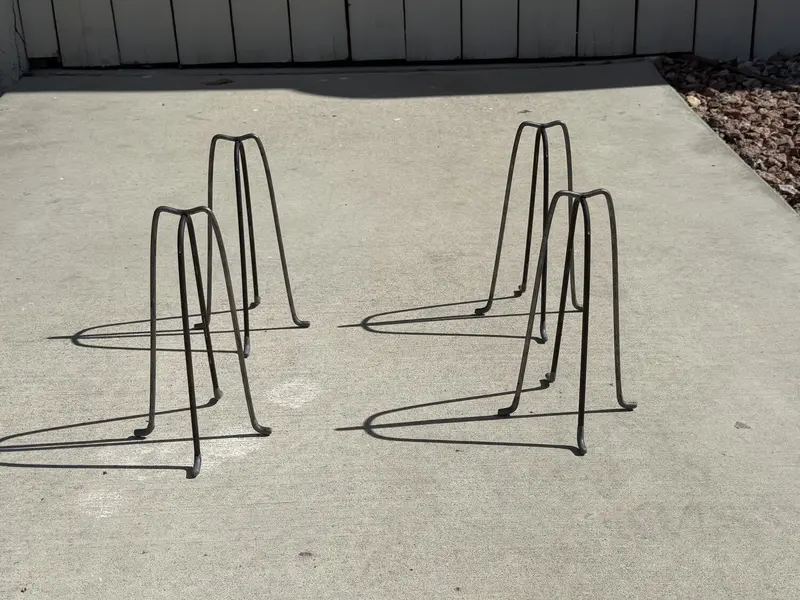 10" Metal Rebar Support Chairs - Plastic Dipped Legs - Rebar #3 To #5 9