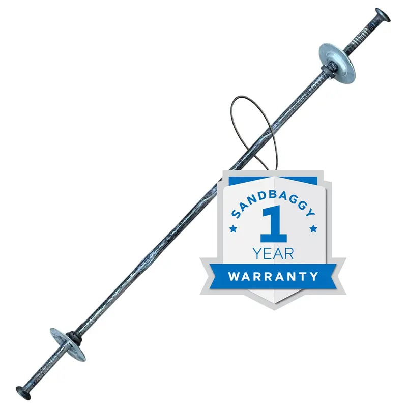 10" X 1 ⅝" Standard Snap Ties For Concrete Forms - 1" Cupped Loose Washer 1