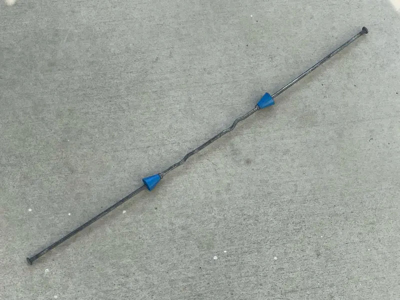 10" X 8 ¼" Standard Snap Ties For Concrete Forms (Long End) - 1" Plastic Cones 11