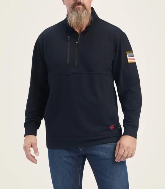 10041480-Fr American 1/2 Zip Dura-Fleece 1