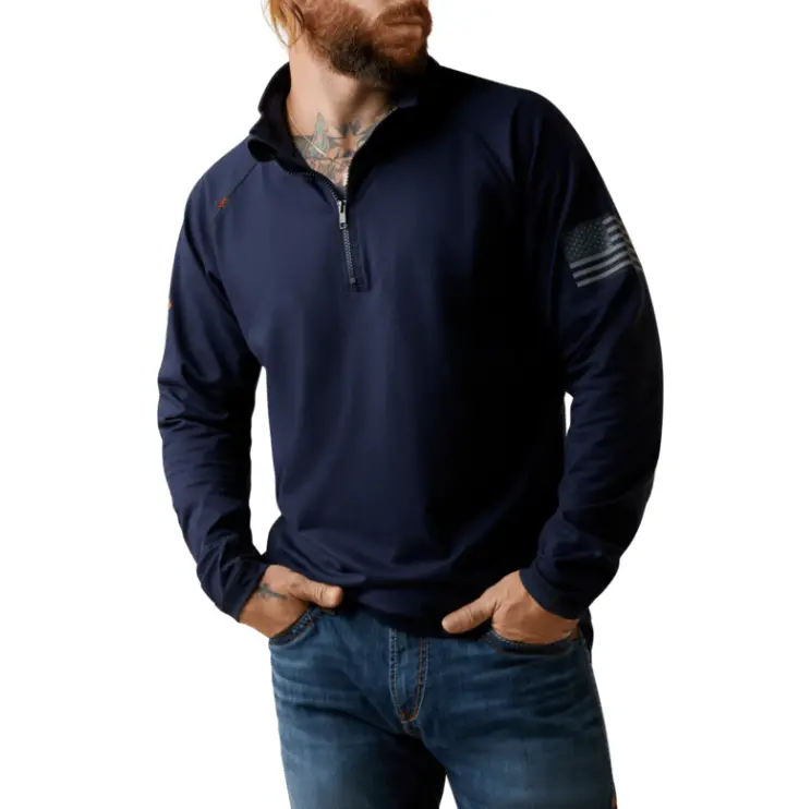 10043565-Fr Combat Patriot 1/4 Zip Shirt 1