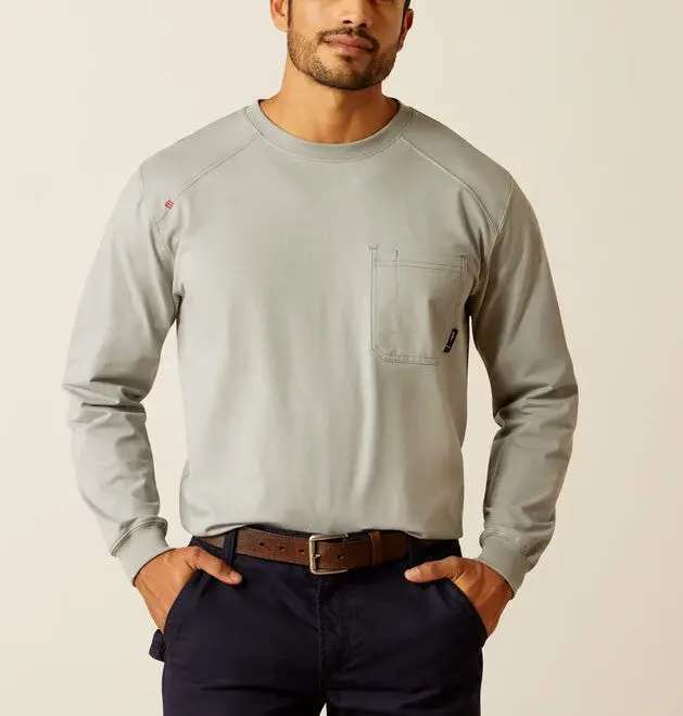 10052108-Ariat Fr Pima Ls Work Shirt 1