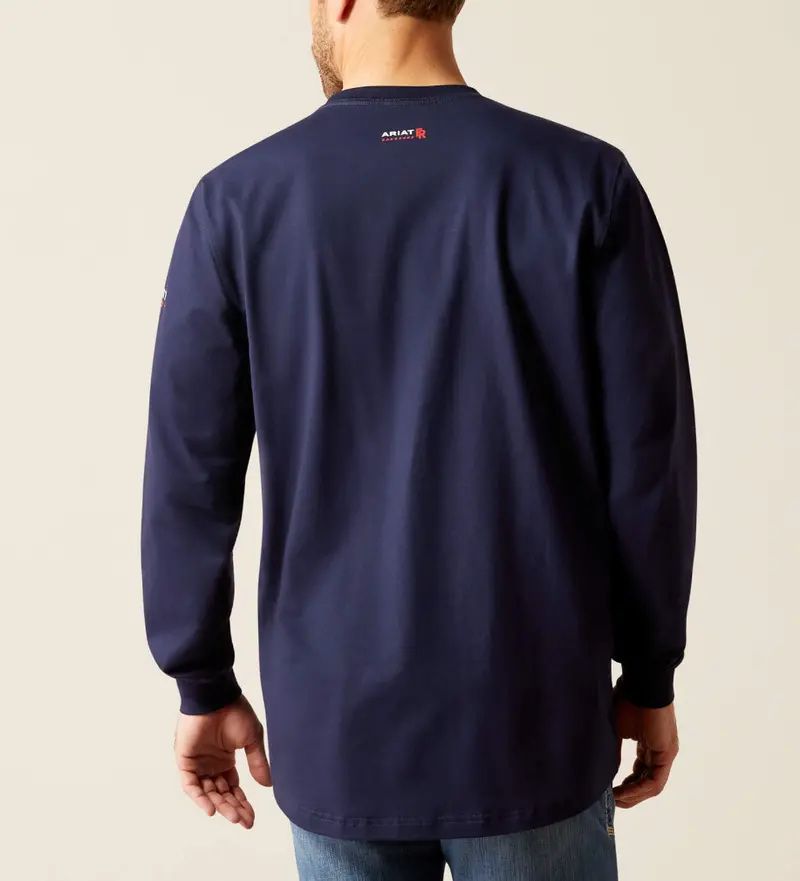 10053030-Fr Pima Work Shirt-Navy 2