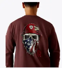 10062667 Mns Fr Born For This T-Shirt Bitter Chocolate 3