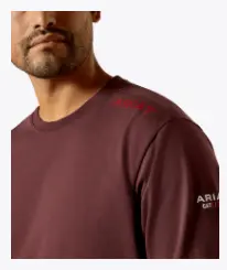 10062667 Mns Fr Born For This T-Shirt Bitter Chocolate 4