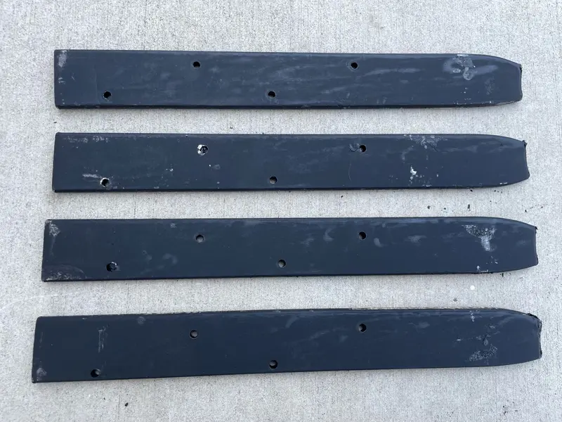 12" Flat Steel Stakes For Concrete Forms With Nail Holes 12