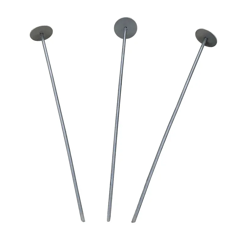 12 In. Or 18 In. Circle Top Pins (Easy Installation) - 6 Gauge Steel - Made In Usa 1