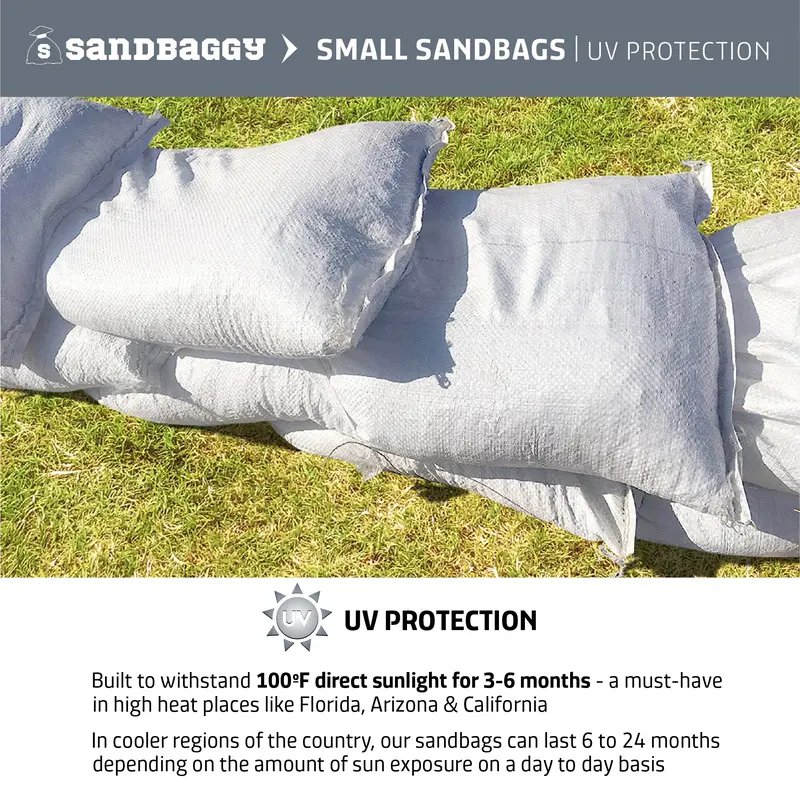 12” X 15” Small Empty Sandbags - Uv Protected - Hold Down Signs & Tents 6