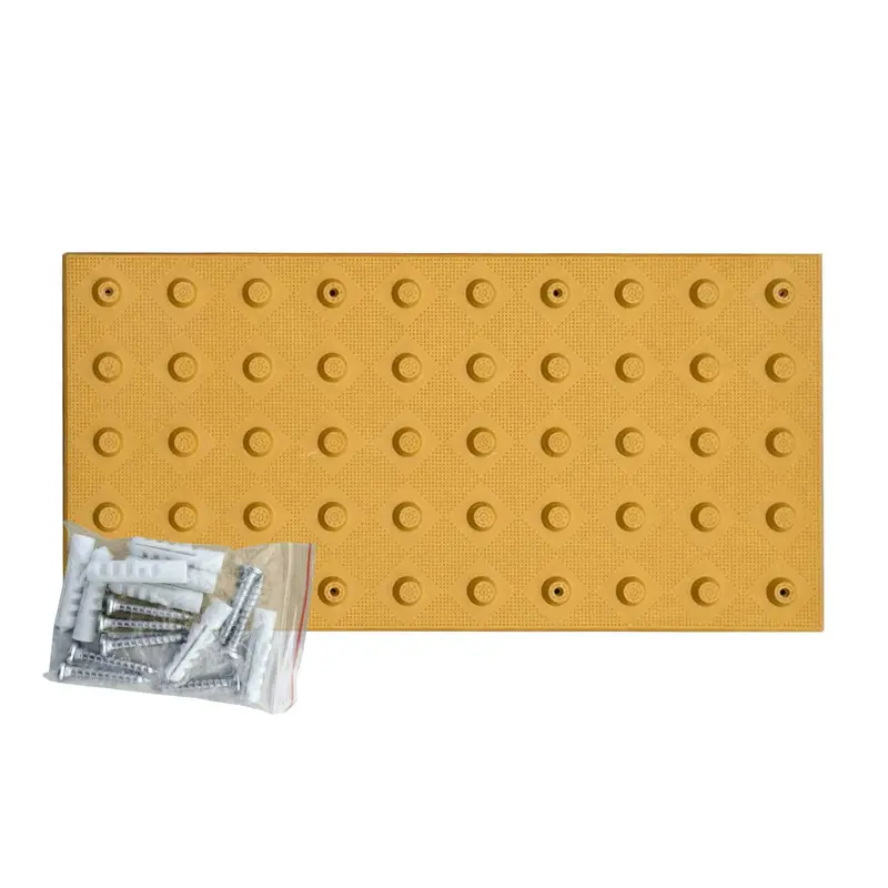 12" X 24" Ada Warning Pads - Yellow Surface Mount Truncated Dome Mats 1