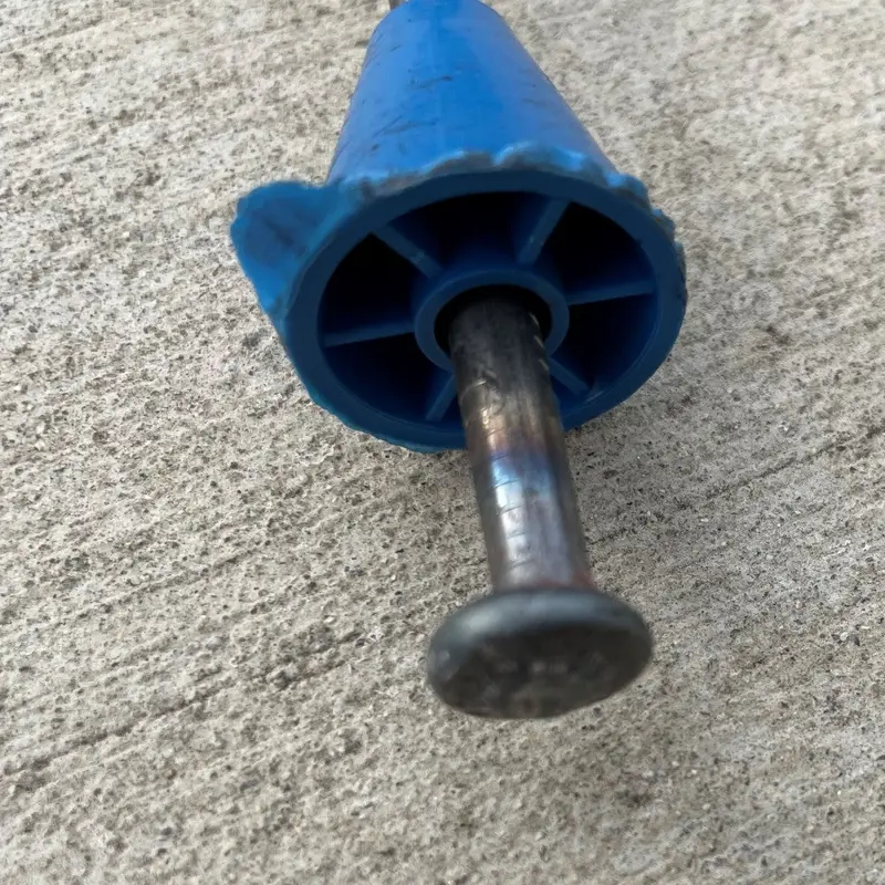 12" X 4 ¾" Standard Snap Ties For Concrete Forms (Short End) - 1" Plastic Cones 11