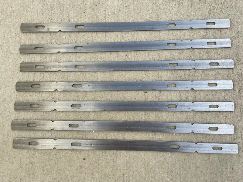 12" X Flat Ties For Concrete Forms - 11 Gauge Steel 8