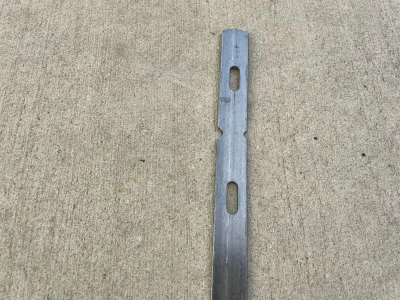 12" X Flat Ties For Concrete Forms - 11 Gauge Steel 9