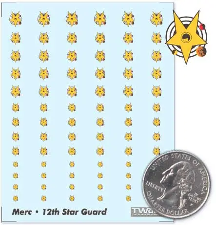 12Th Star Guards Decals 1