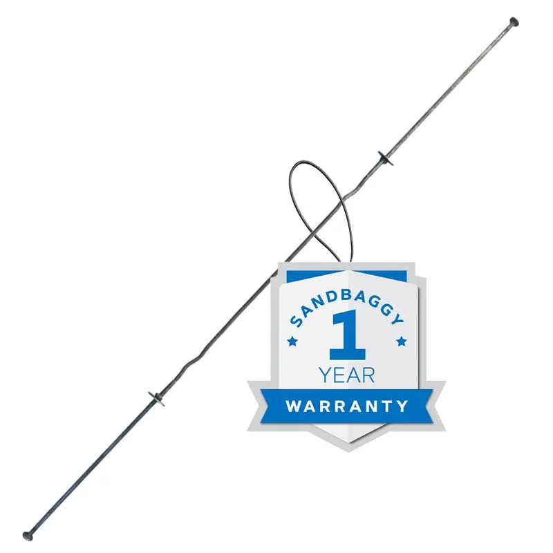 14" X 8 ¼" Standard Snap Ties For Concrete Forms (Long End) - 1" Flat Steel Washer 1