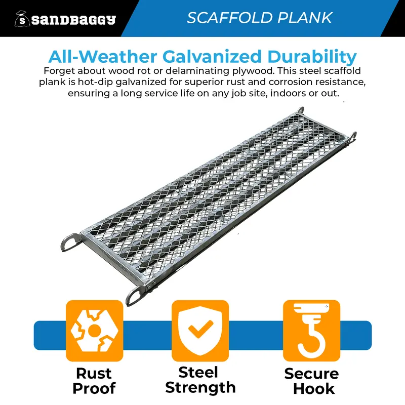 15.5 Inch Scaffold Plank For Confined Spaces & Narrow Frames 3