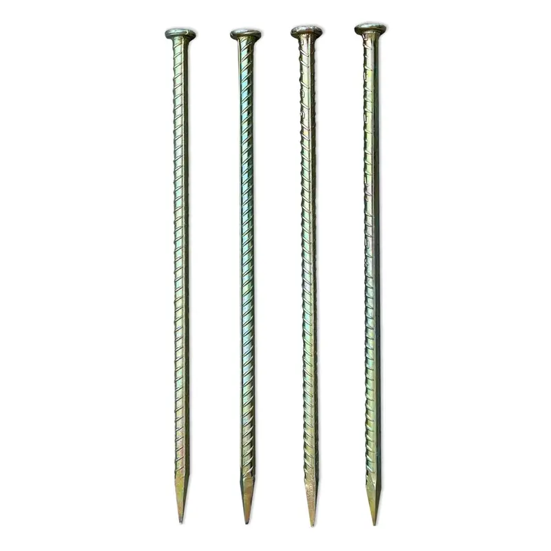 16" Galvanized Steel Rebar Stakes With Nail Head - Garden Stakes (#4 Rebar) 1