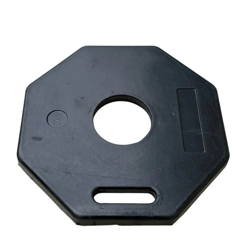 16" Traffic Delineator Post Base - Rubber 1