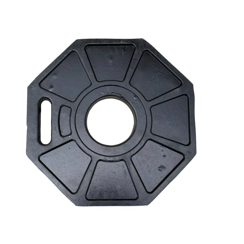 16" Traffic Delineator Post Base - Rubber 2