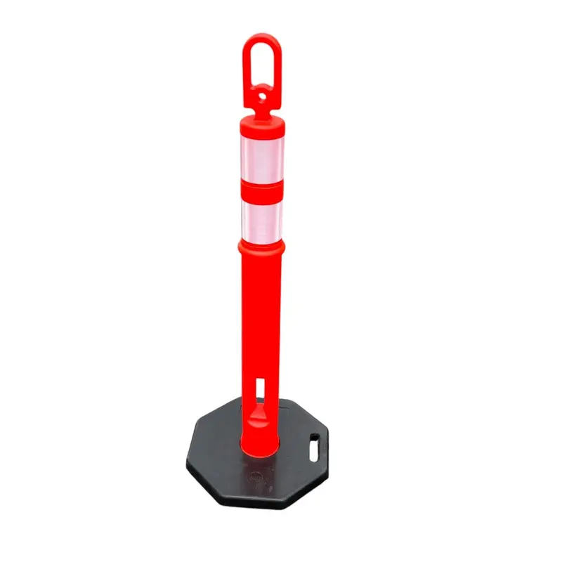 16" Traffic Delineator Post Base - Rubber 9