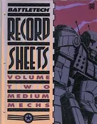 1648 Record Sheets Volume Two Medium Mechs 1