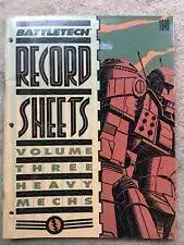 1649 Record Sheets Volume Three Heavy Mechs 1