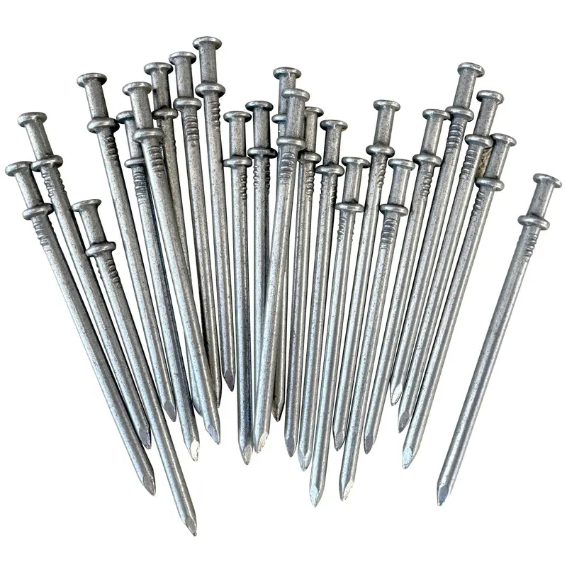 16D Duplex Nails (3.5" Long) - Concrete Forms & Scaffolding - 8 Gauge Steel 9