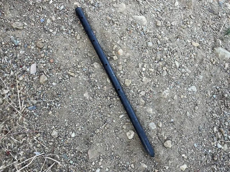 18" & 36" Round Steel Concrete Form Stakes With Nail Holes 13