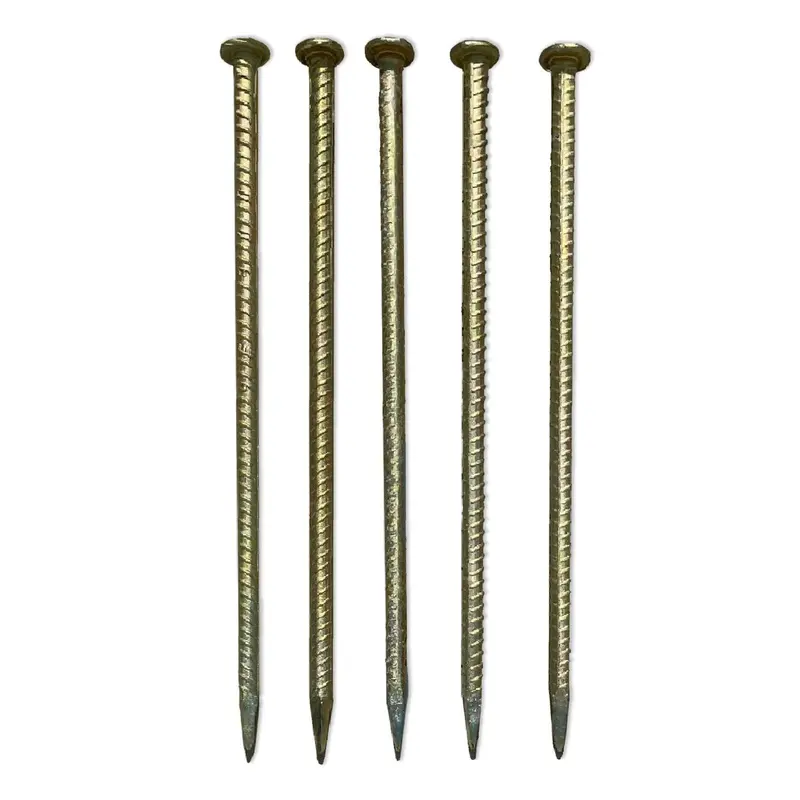18" Galvanized Steel Rebar Stakes With Nail Head - Garden Stakes (#4 Rebar) 1