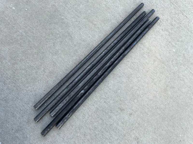 18" Smooth Concrete Dowel Bar - Saw Cut Ends - Plain Steel 11