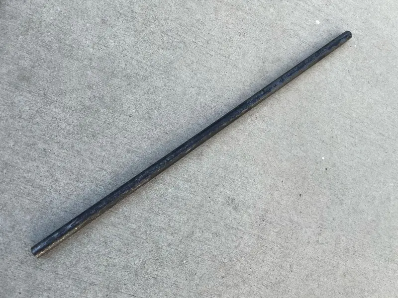 18" Smooth Concrete Dowel Bar - Saw Cut Ends - Plain Steel 9